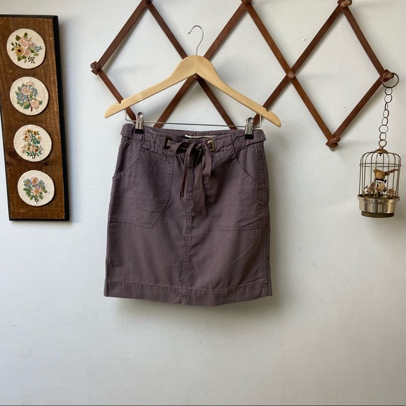 Anthropologie Daughters of the Liberation Purple Canvas Skirt - Picture 2 of 5